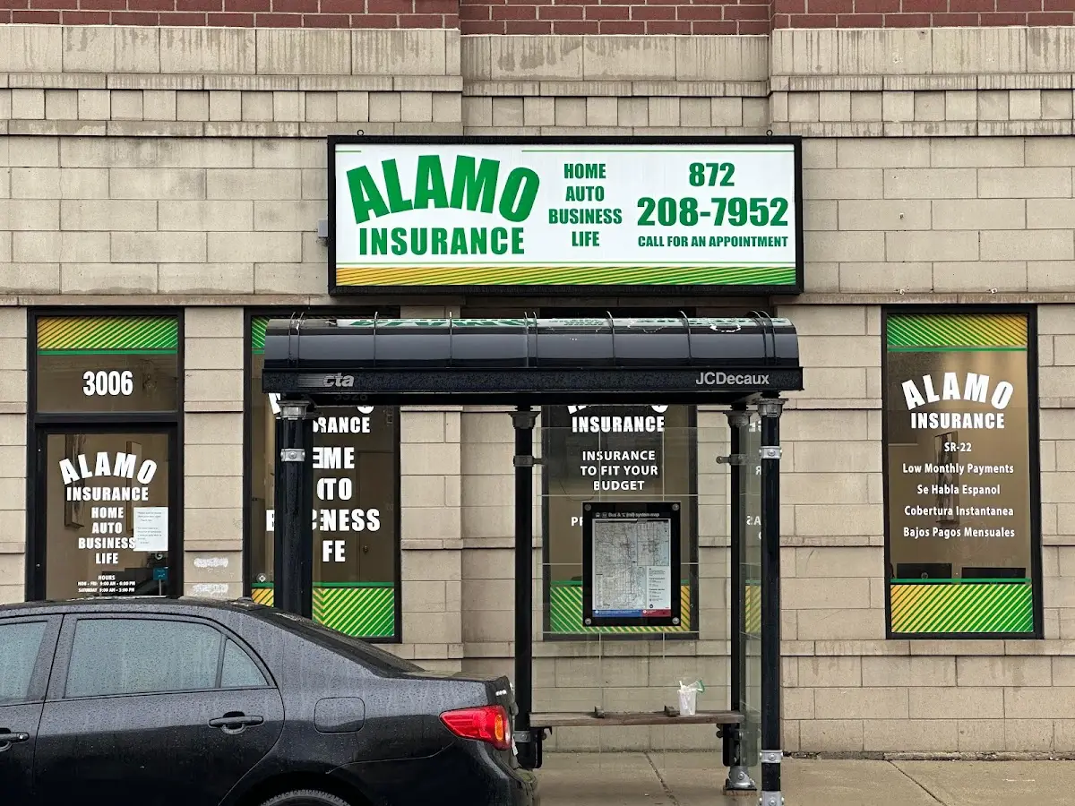 Logo de la compañía de seguros Alamo Insurance