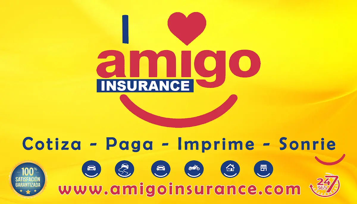 Logo de la compañía de seguros Amigo Insurance