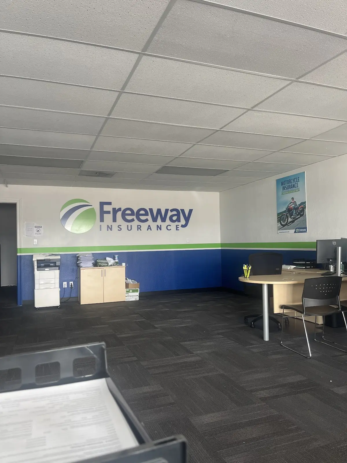 Logo de la compañía de seguros Freeway Insurance
