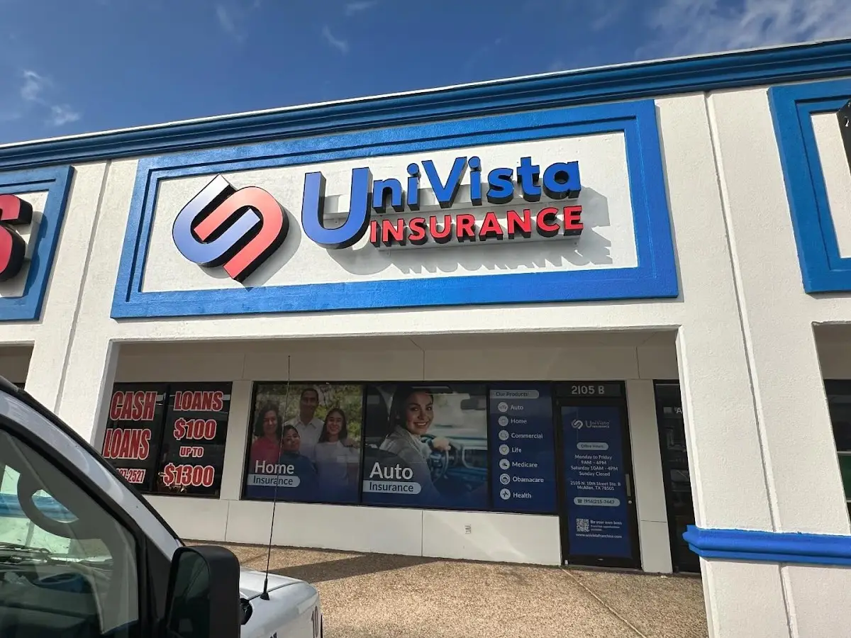 Logo de la compañía de seguros Univista Insurance