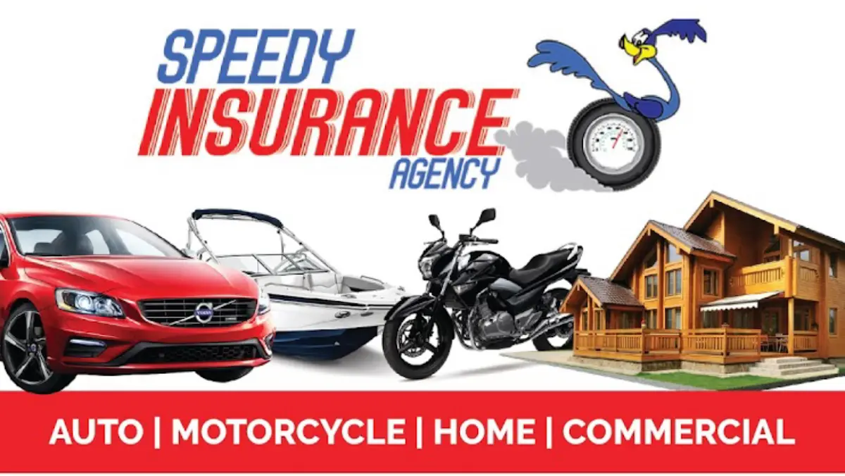Logo de la compañía de seguros Speedy Insurance Agency
